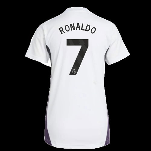 2025-2026 Man Utd Training Jersey (White) - Womens (Ronaldo 7)