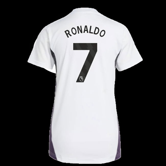 2025-2026 Man Utd Training Jersey (White) - Womens (Ronaldo 7)