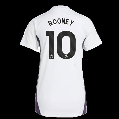 2025-2026 Man Utd Training Jersey (White) - Womens (Rooney 10)