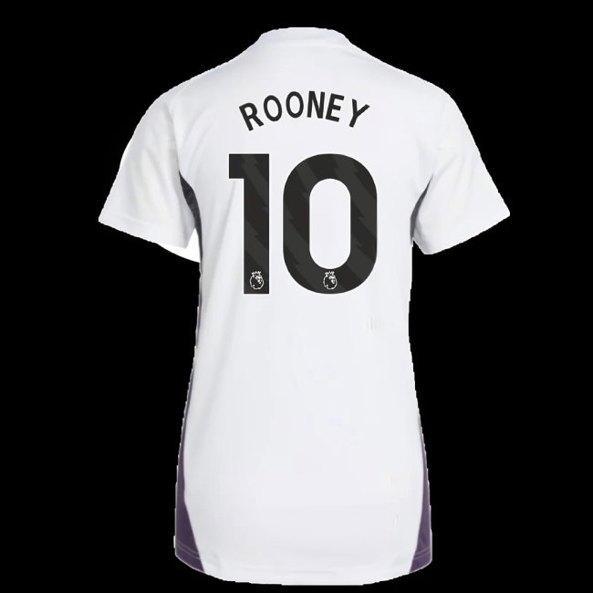 2025-2026 Man Utd Training Jersey (White) - Womens (Rooney 10)