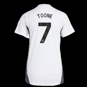 2025-2026 Man Utd Training Jersey (White) - Womens (Toone 7)