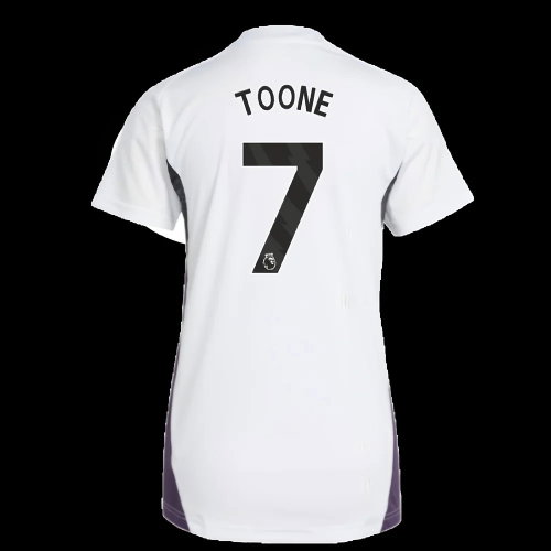 2025-2026 Man Utd Training Jersey (White) - Womens (Toone 7)