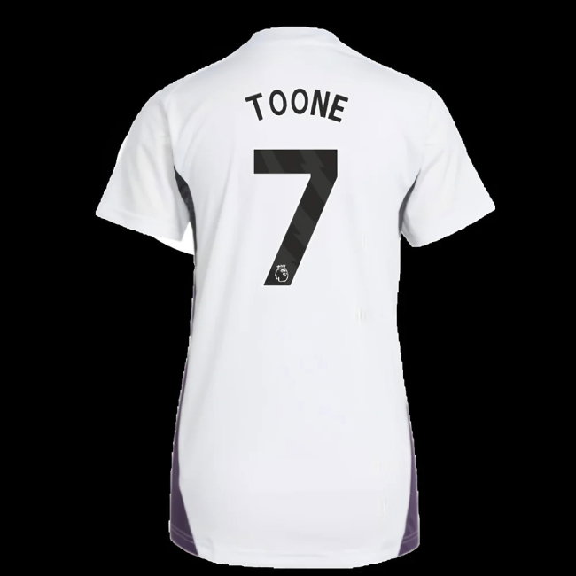 2025-2026 Man Utd Training Jersey (White) - Womens (Toone 7)