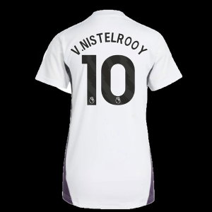 2025-2026 Man Utd Training Jersey (White) - Womens (V.Nistelrooy 10)