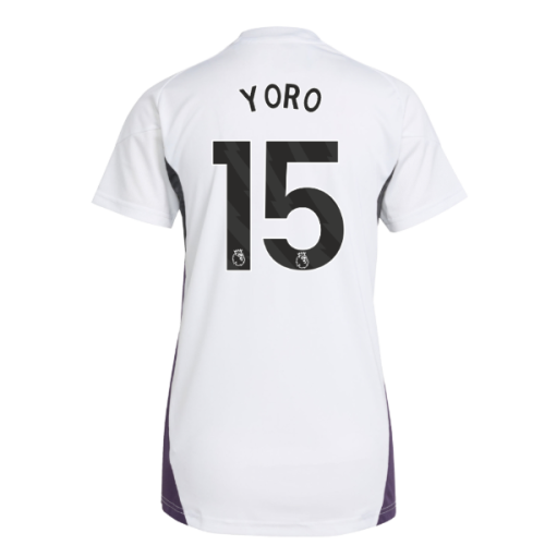 2025-2026 Man Utd Training Jersey (White) - Womens (Yoro 15)