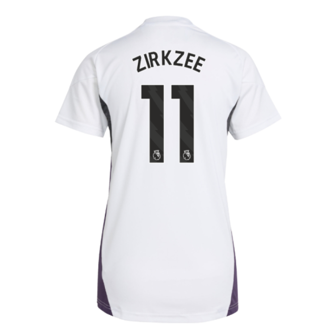 2025-2026 Man Utd Training Jersey (White) - Womens (Zirkzee 11)