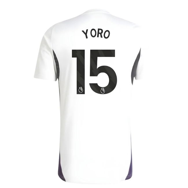 2025-2026 Man Utd Training Jersey (White) (Yoro 15)