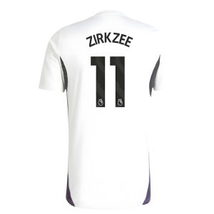 2025-2026 Man Utd Training Jersey (White) (Zirkzee 11)