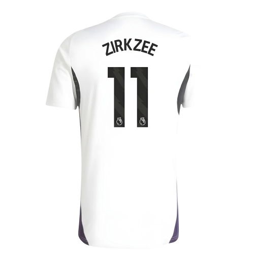 2025-2026 Man Utd Training Jersey (White) (Zirkzee 11)