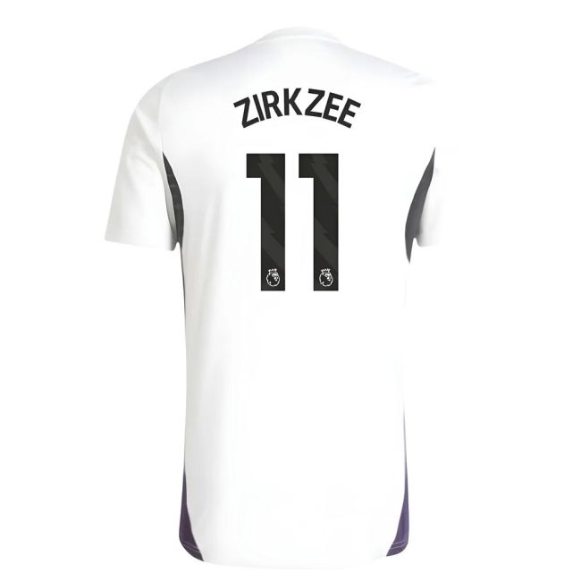 2025-2026 Man Utd Training Jersey (White) (Zirkzee 11)