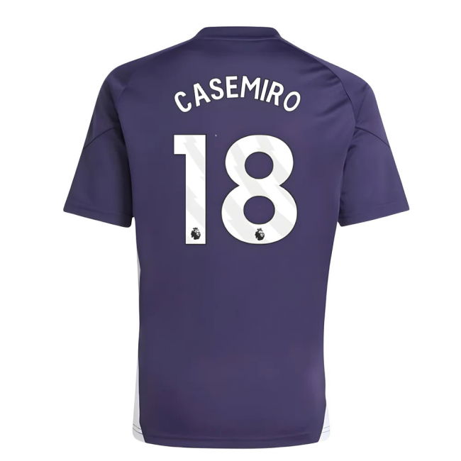 2025-2026 Man Utd Training Tee (Aurora Plum) (Casemiro 18)
