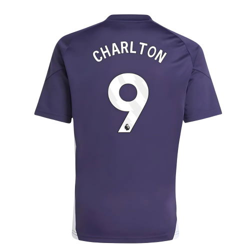 2025-2026 Man Utd Training Tee (Aurora Plum) (Charlton 9)