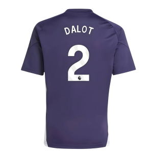 2025-2026 Man Utd Training Tee (Aurora Plum) (Dalot 2)