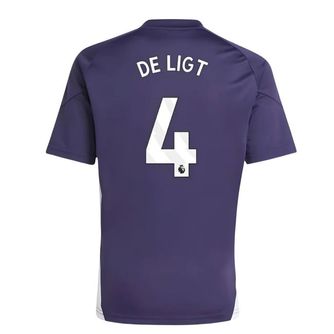 2025-2026 Man Utd Training Tee (Aurora Plum) (De Ligt 4)