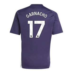 2025-2026 Man Utd Training Tee (Aurora Plum) (Garnacho 17)