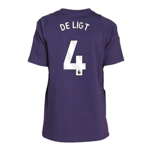 2025-2026 Man Utd Training Tee (Aurora Plum) - Kids (De Ligt 4)