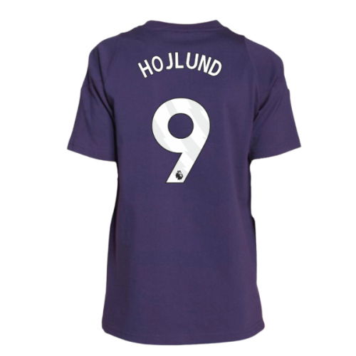 2025-2026 Man Utd Training Tee (Aurora Plum) - Kids (Hojlund 9)