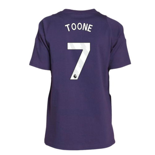 2025-2026 Man Utd Training Tee (Aurora Plum) - Kids (Toone 7)