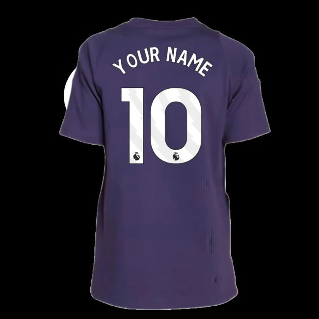 2025-2026 Man Utd Training Tee (Aurora Plum) - Kids (Your Name)