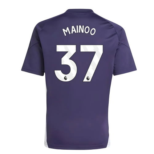 2025-2026 Man Utd Training Tee (Aurora Plum) (Mainoo 37)