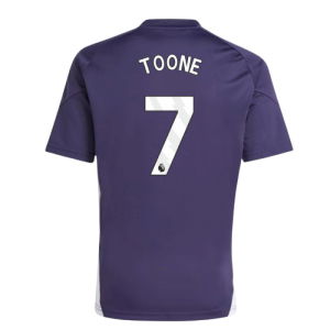 2025-2026 Man Utd Training Tee (Aurora Plum) (Toone 7)