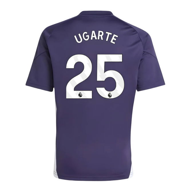 2025-2026 Man Utd Training Tee (Aurora Plum) (Ugarte 25)