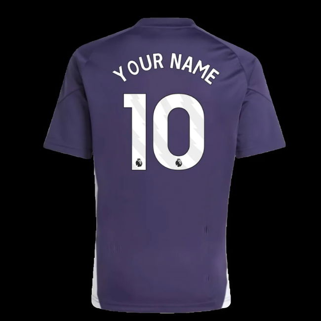 2025-2026 Man Utd Training Tee (Aurora Plum) (Your Name)