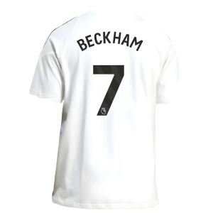 2025-2026 Man Utd Training Tee (White) (Beckham 7)