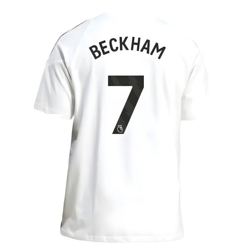 2025-2026 Man Utd Training Tee (White) (Beckham 7)