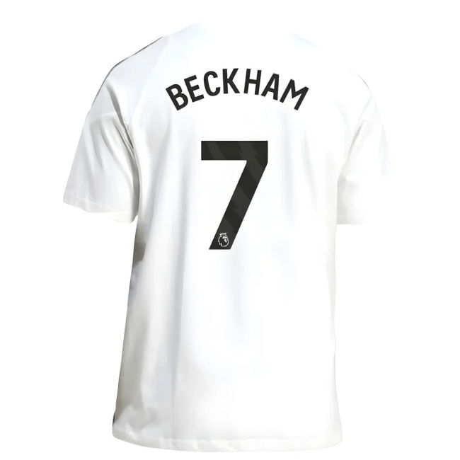 2025-2026 Man Utd Training Tee (White) (Beckham 7)