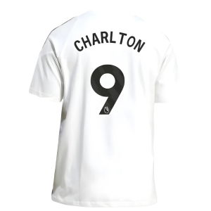 2025-2026 Man Utd Training Tee (White) (Charlton 9)