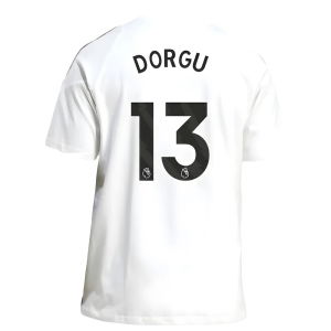2025-2026 Man Utd Training Tee (White) (Dorgu 13)