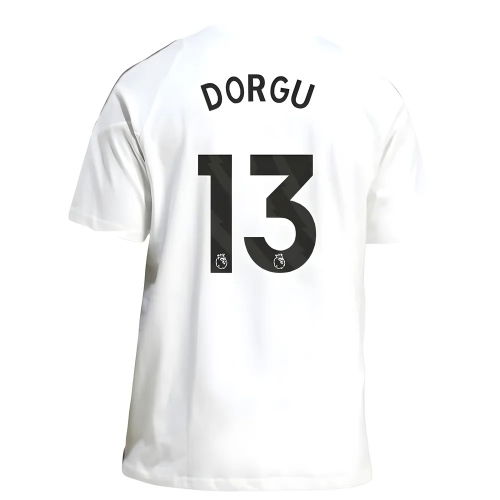 2025-2026 Man Utd Training Tee (White) (Dorgu 13)