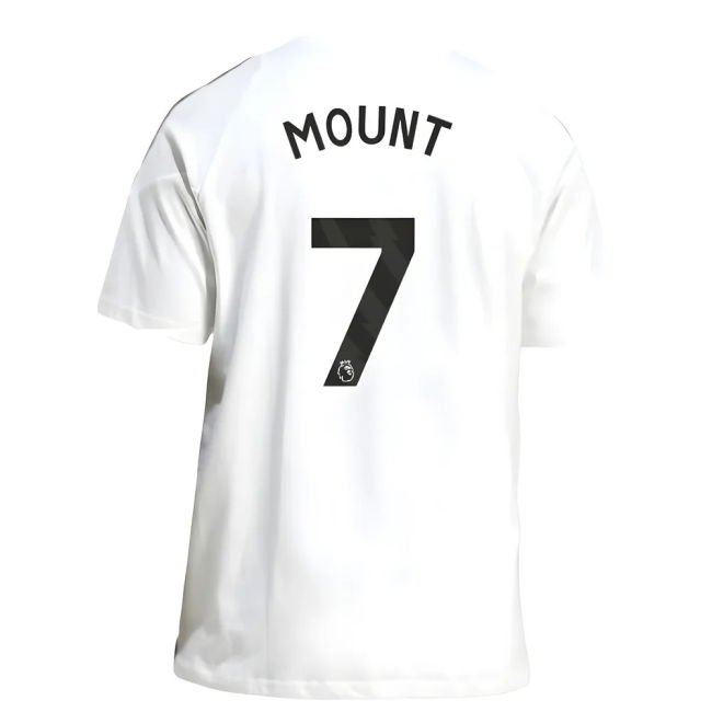 2025-2026 Man Utd Training Tee (White) (Mount 7)