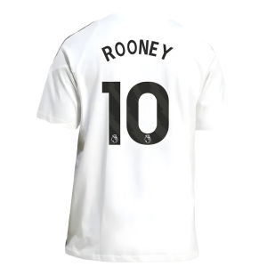 2025-2026 Man Utd Training Tee (White) (Rooney 10)