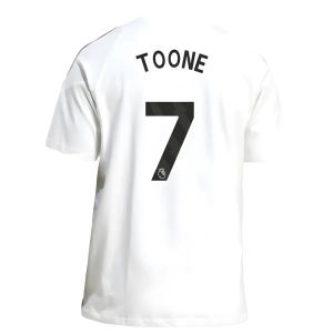 2025-2026 Man Utd Training Tee (White) (Toone 7)