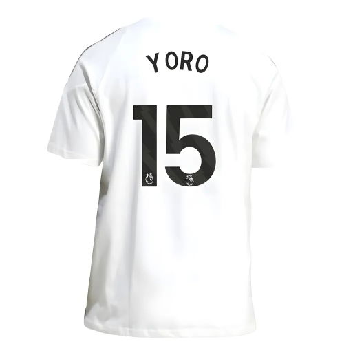 2025-2026 Man Utd Training Tee (White) (Yoro 15)