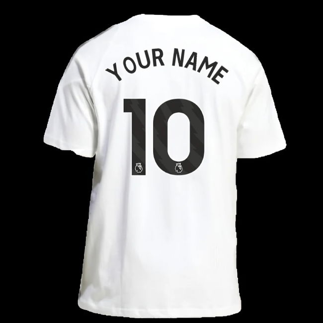 2025-2026 Man Utd Training Tee (White) (Your Name)