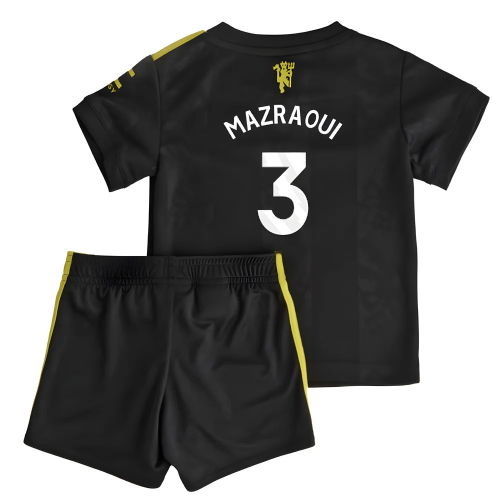 2025-2026 Manchester United Third Baby Kit (Mazraoui 3)