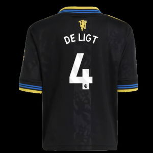 2025-2026 Manchester United Third Mini Kit (De Ligt 4)
