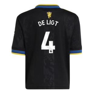 2025-2026 Manchester United Third Mini Kit (De Ligt 4)