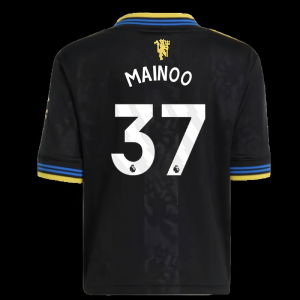 2025-2026 Manchester United Third Mini Kit (Mainoo 37)