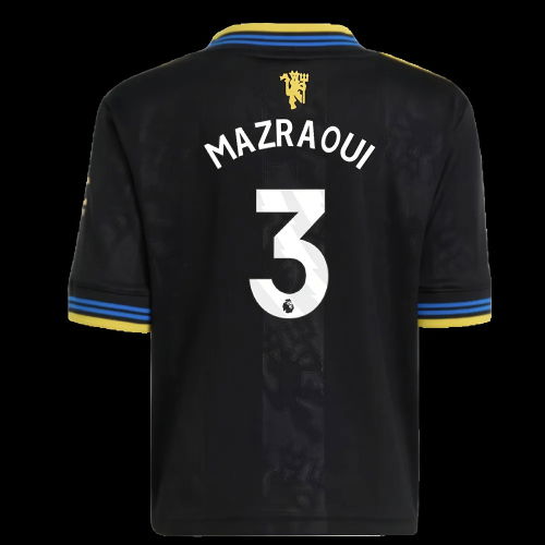 2025-2026 Manchester United Third Mini Kit (Mazraoui 3)