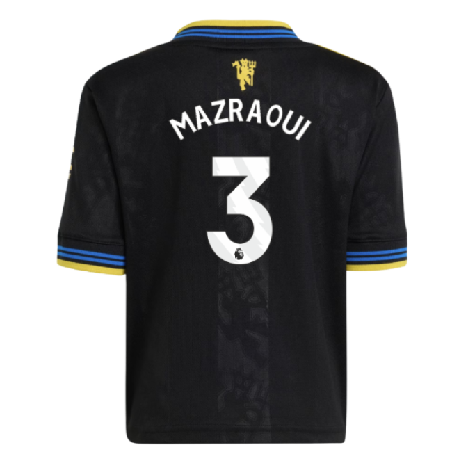 2025-2026 Manchester United Third Mini Kit (Mazraoui 3)