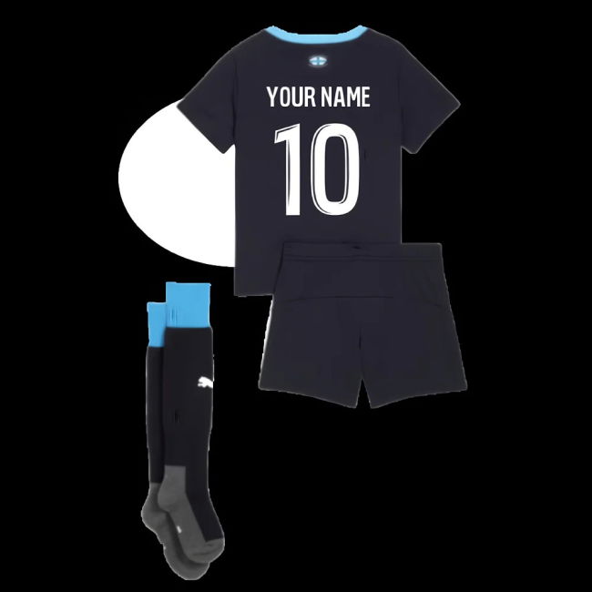 2025-2026 Marseille Away Mini Kit (Your Name)