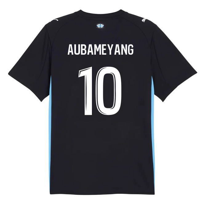 2025-2026 Marseille Away Shirt (Aubameyang 10)
