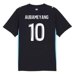 2025-2026 Marseille Away Shirt (Kids) (Aubameyang 10)