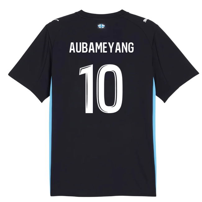 2025-2026 Marseille Away Shirt (Kids) (Aubameyang 10)