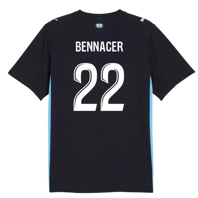 2025-2026 Marseille Away Shirt (Kids) (Bennacer 22)