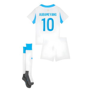 2025-2026 Marseille Home Mini Kit (Aubameyang 10)
